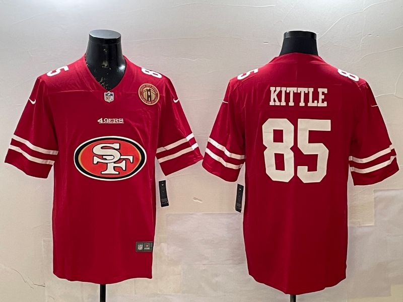 Men San Francisco 49ers #85 Kittle Red Brigade standard 2025 Nike Limited NFL Jersey style 7->san francisco 49ers->NFL Jersey